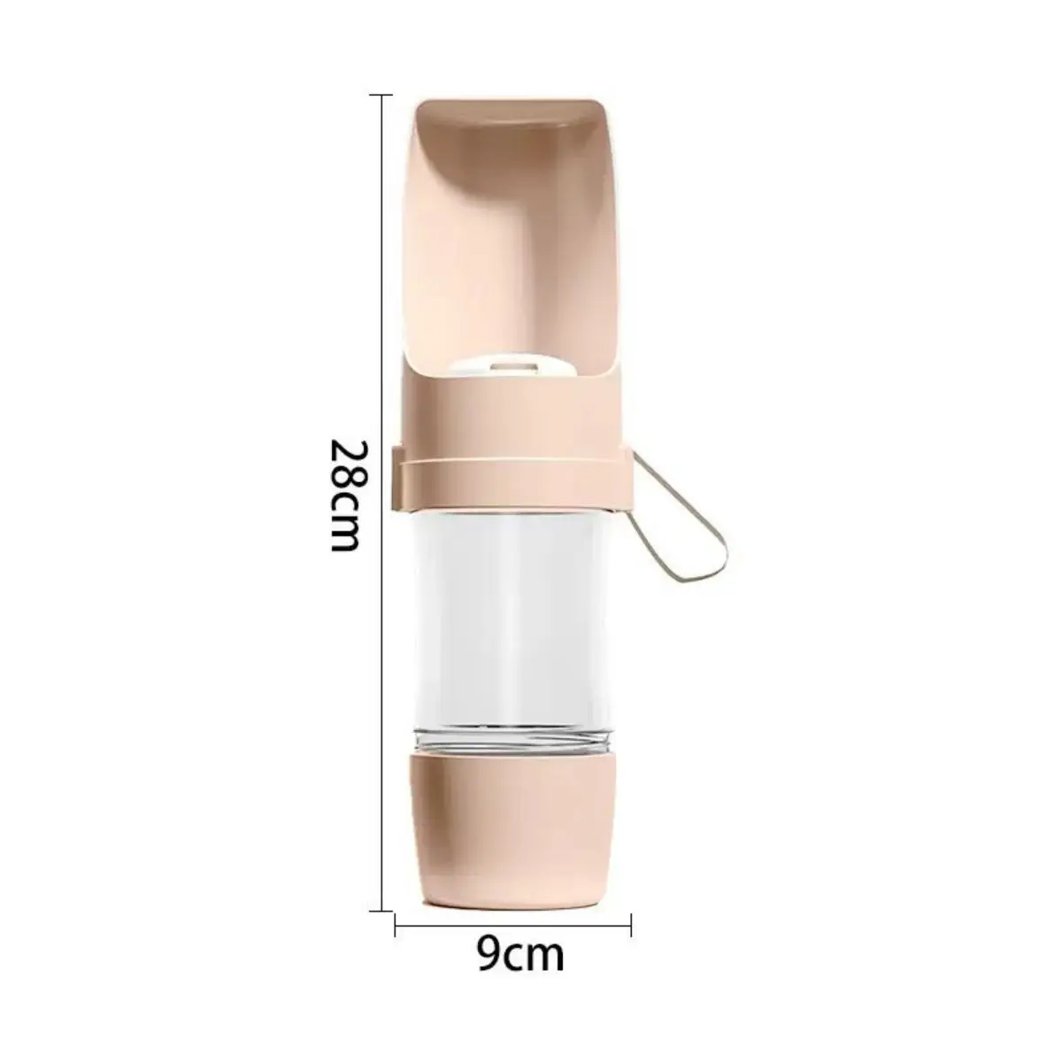 Gourde 2-en-1 pour chien – Eau et nourriture pour sorties et camping – Image 2