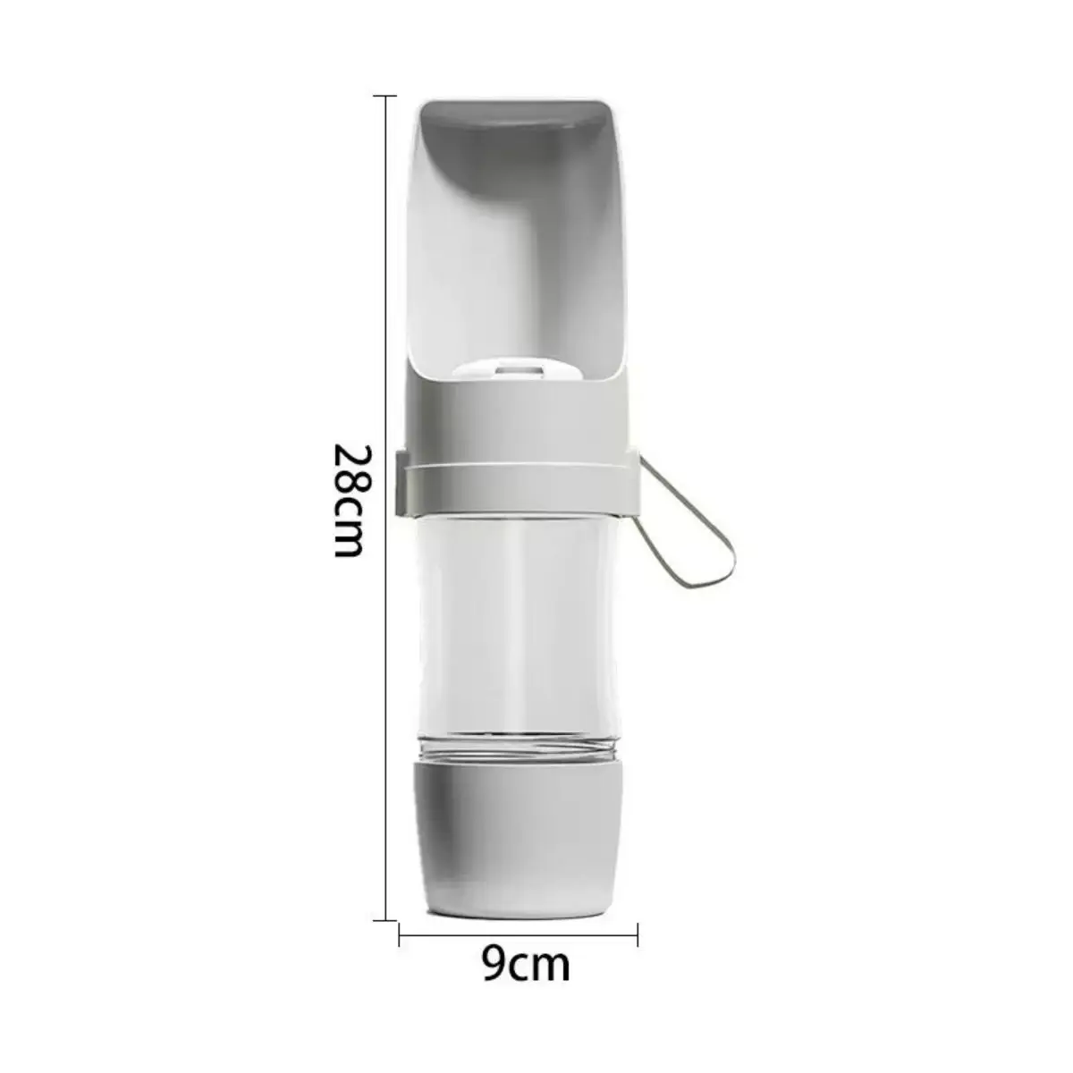 Gourde 2-en-1 pour chien – Eau et nourriture pour sorties et camping – Image 3