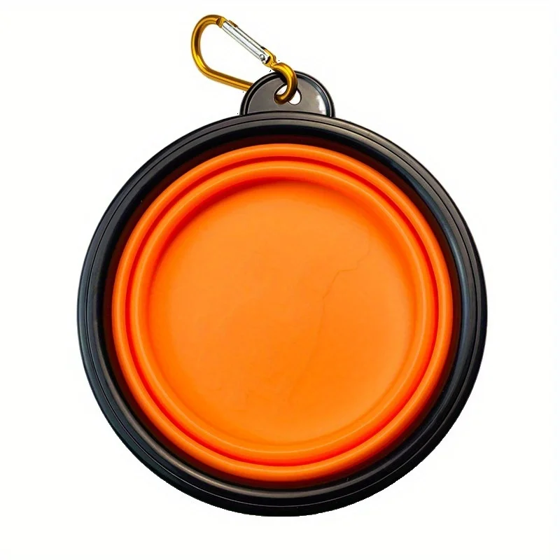 Gamelle pliable de voyage avec mousqueton – Accessoire randonnée chien – Image 4
