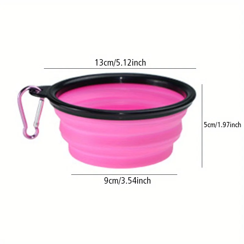 Gamelle pliable de voyage avec mousqueton – Accessoire randonnée chien – Image 8
