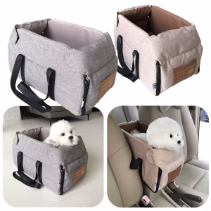 Siège auto pour petit chien – Panier voiture confortable