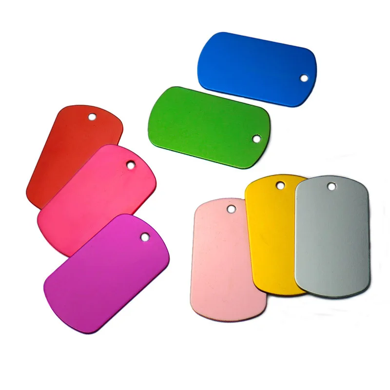 Lot de plaques d'identification pour chiens et chats