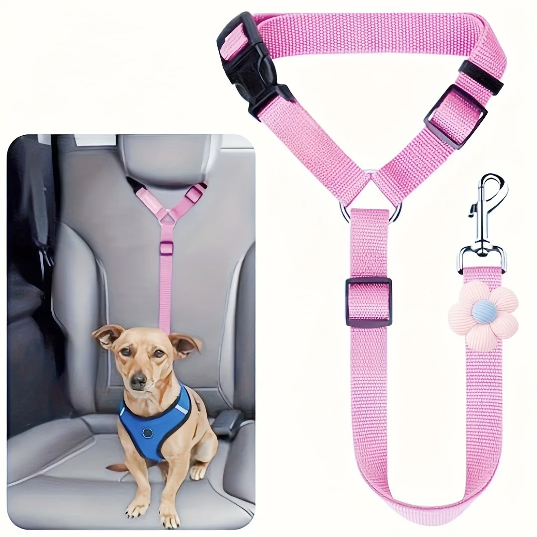 harnais de sécurité avec motif Fleur pour chien